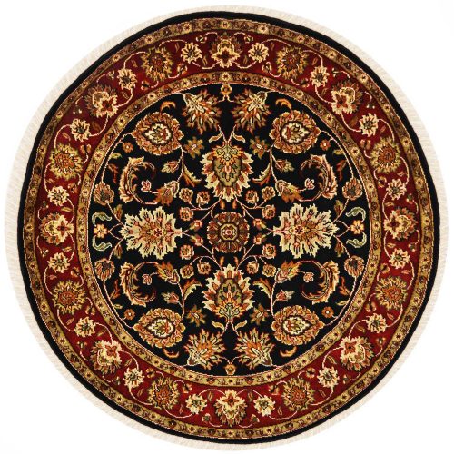 Shop best quality Mughal Motif Round wool Rugs at Yak Carpet, India