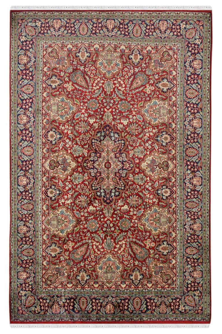 Shop a Kashan Motifs Silk rugs for sale at a cheap price at Yak Carpet