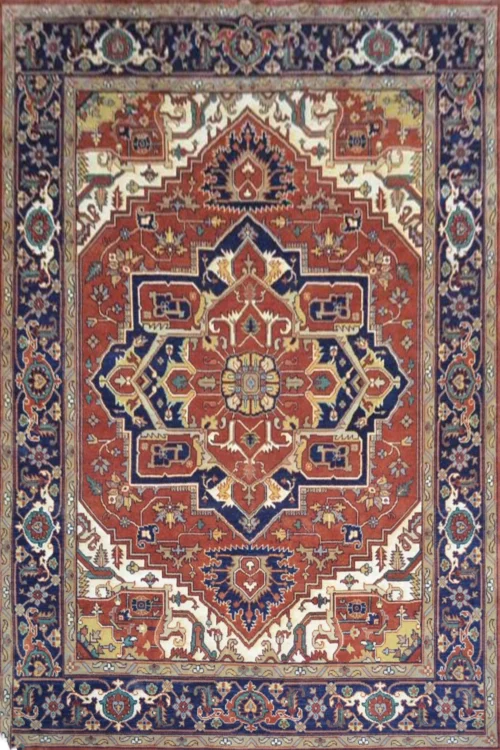 Oushak Pattern Handmade Carpet