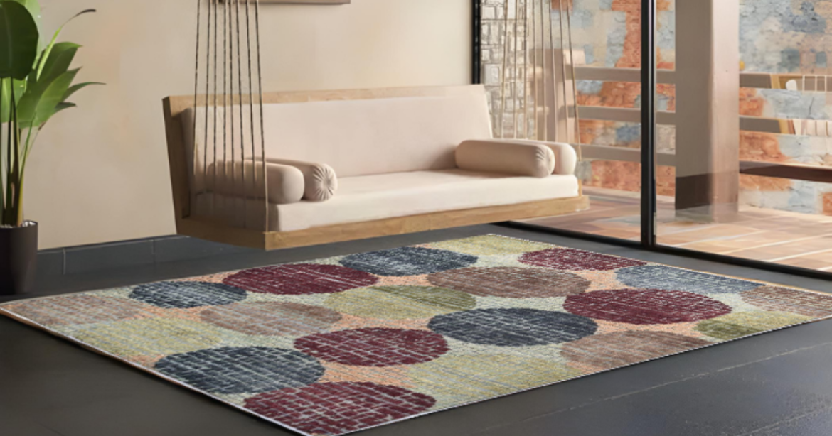 Outdoor Geometric Handmade Modern Carpet